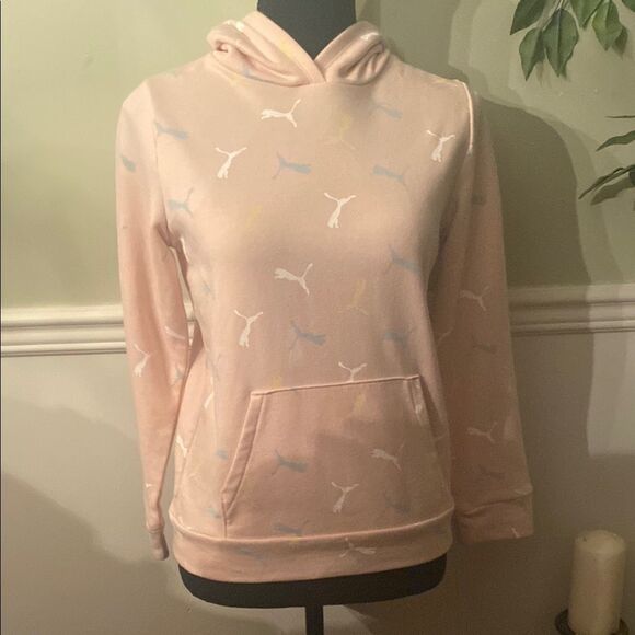 Puma Women's Pink Hoodie Sweater - Picture 1 of 5